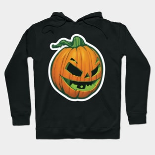 Happy Pumpkin Smiley, Halloween Pumpkin Face Smile Hoodie